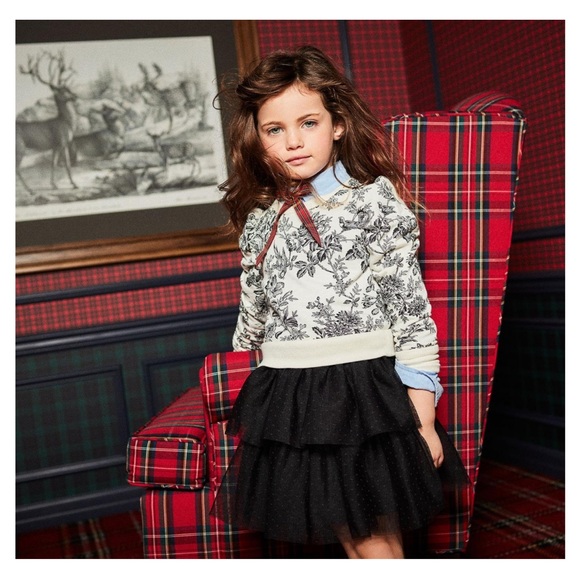 Janie&Jack Dot Tiered Tulle Skirt - Picture 4 of 9